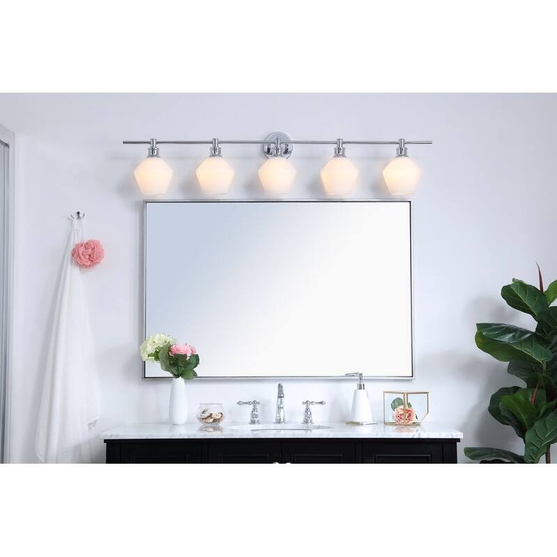Carson Carrington Ullerslev 5-Light Clear Frosted Wall Sconce