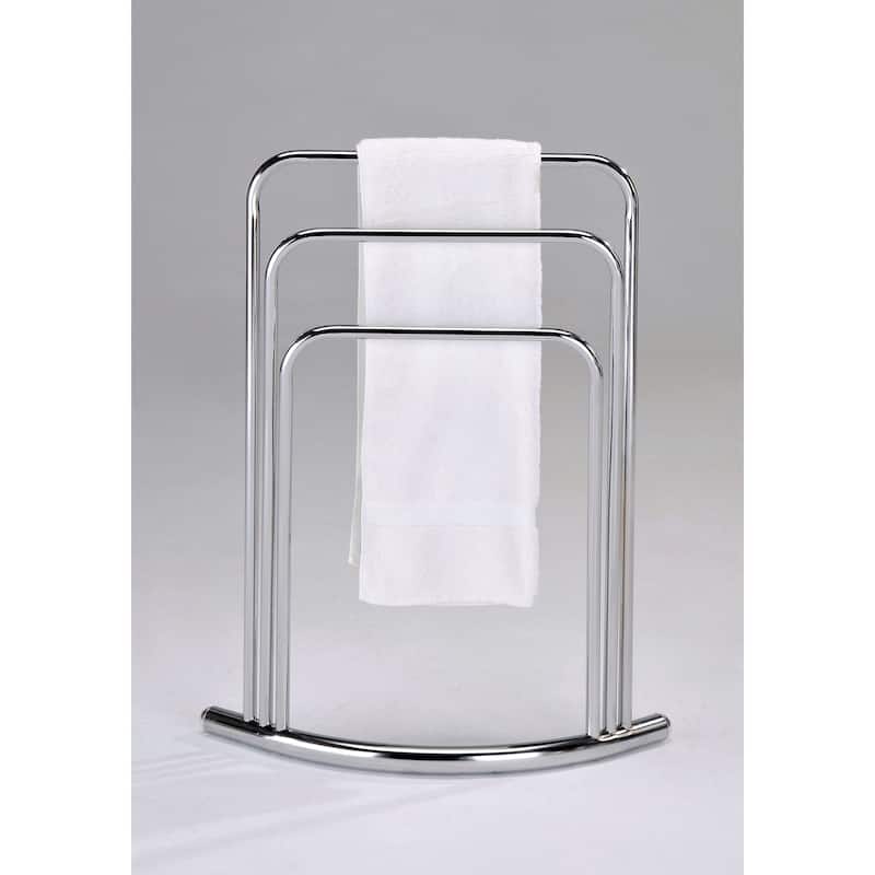 Towel Stand Chrome Finish