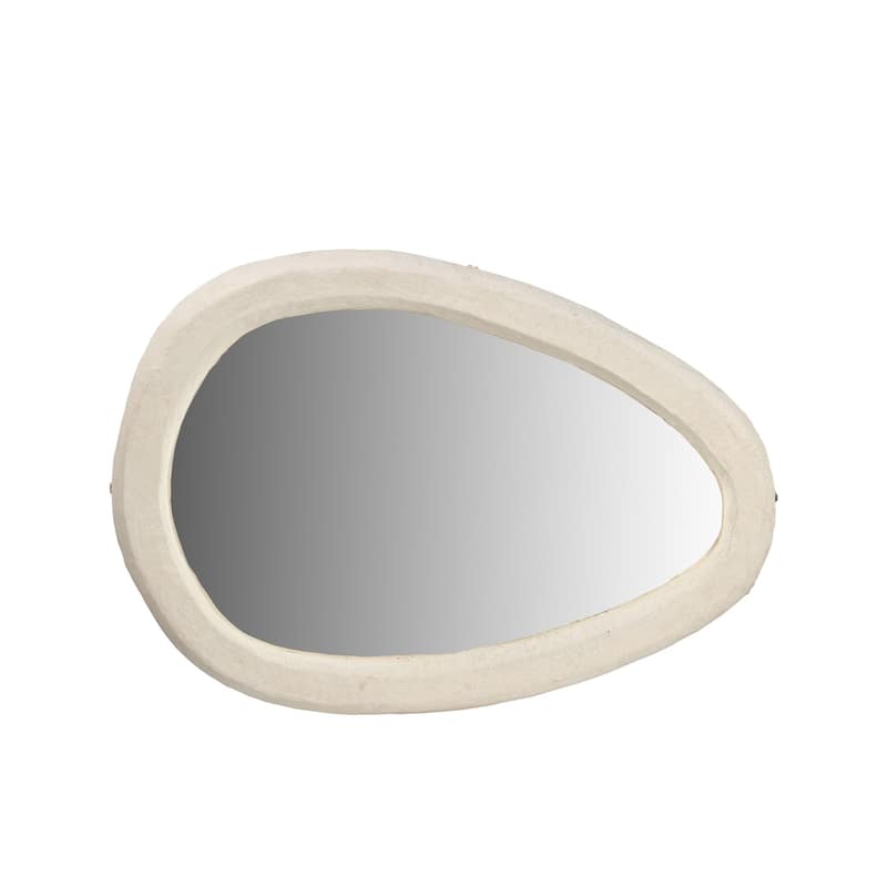 Paper Mache Round Mirror