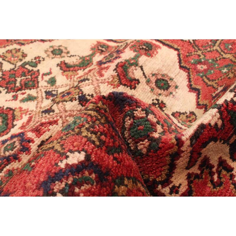 ECARPETGALLERY Hand-knotted Andelz Red Wool Rug - 2'3 x 9'4
