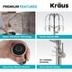 preview thumbnail 8 of 30, Kraus Sellette Commercial 2-Function Pulldown Kitchen Faucet