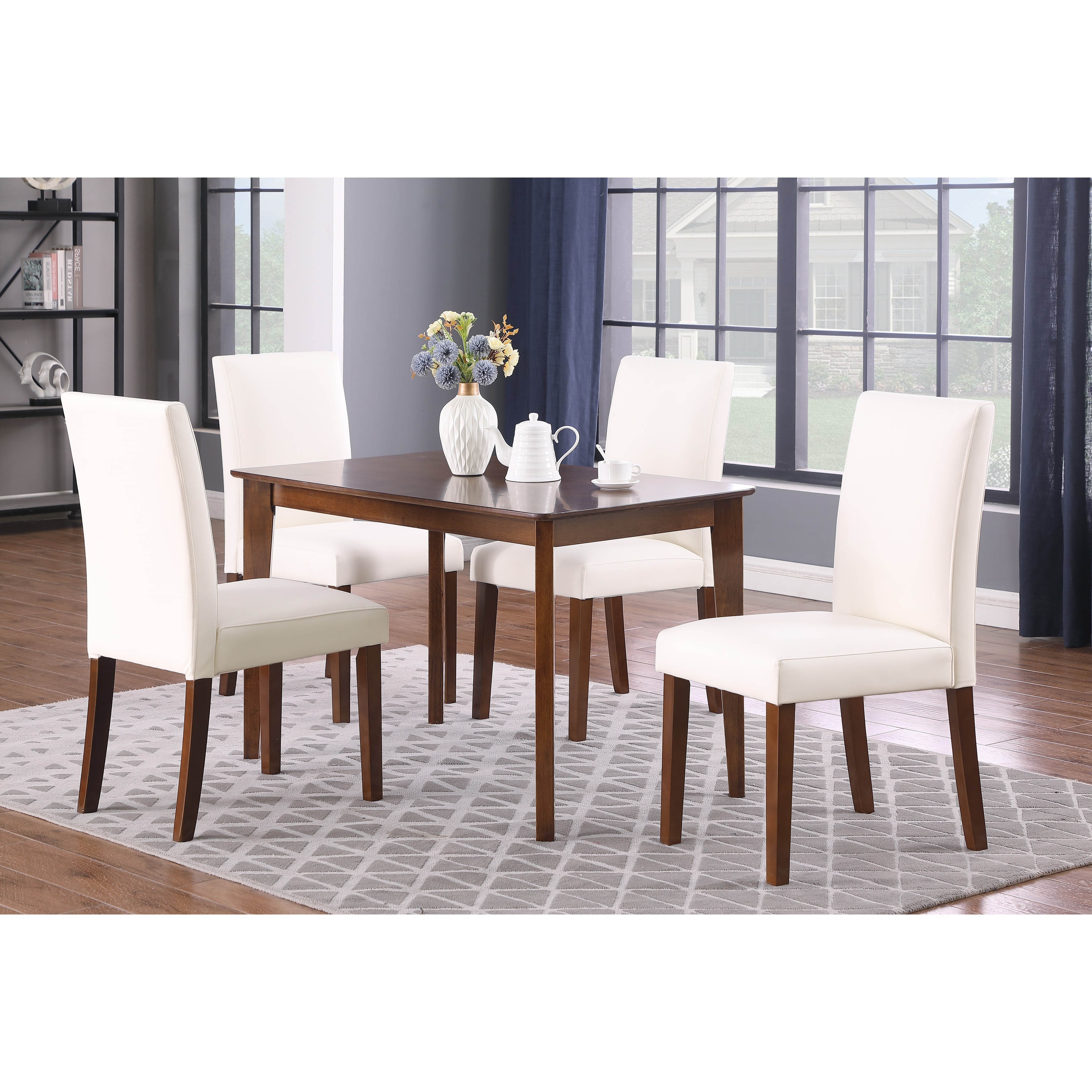 Norlyn 48 Walnut Rectangular Dining Table
