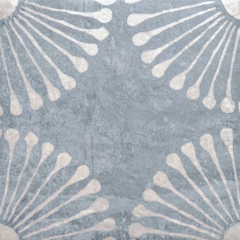 Amanecer 8x8 Glossy Porcelain Encaustic Tile - Floor, Wall & Backsplash
