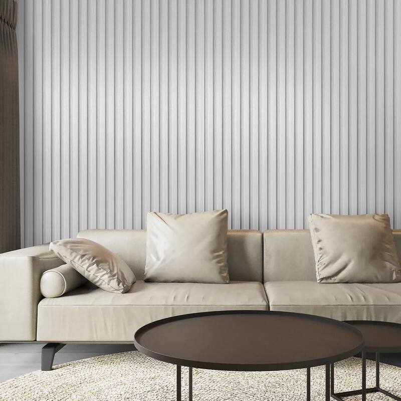 Art3d 96'' x 6'' Slat Wall Panels,WPC Acoustic Wall Cladding siding Board, 8pcs,32 sqft - 96X6 in