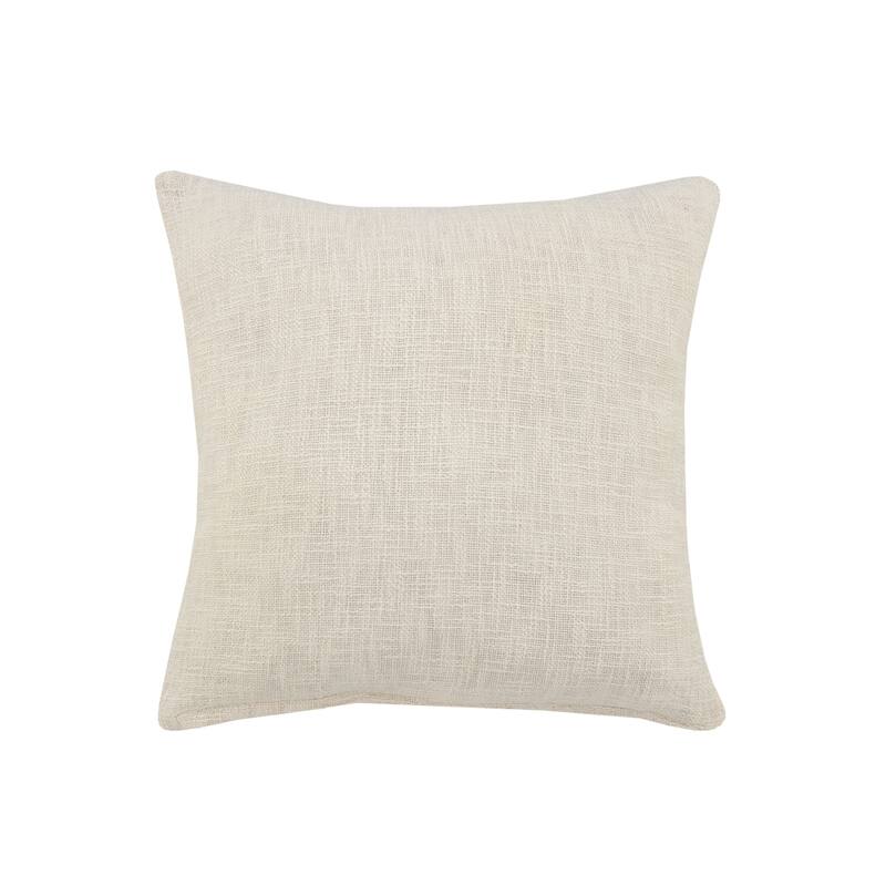 Sevita Beverly Fringed Solid Lumbar Throw Pillow