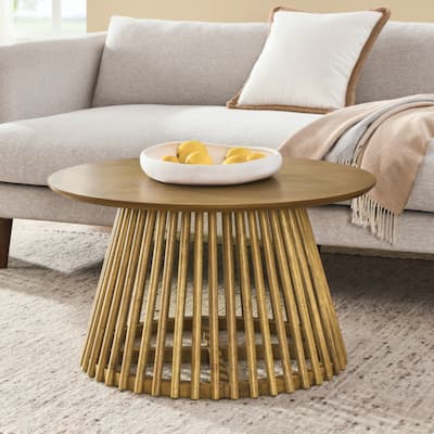 Modern minimalist coffee table, solid wood coffee table suitable for both home and office.