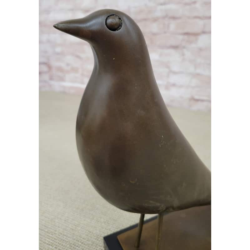 Signed Original Williams Modern Abstract Mid Century Bird Bronze Sculpture