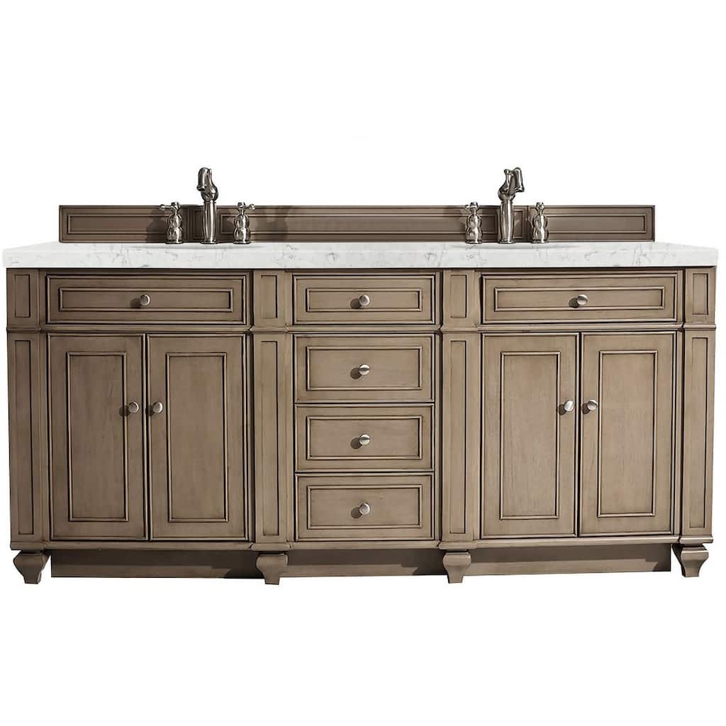 James Martin Vanities 157-V72-FEJP Bristol 72" Free Standing Double