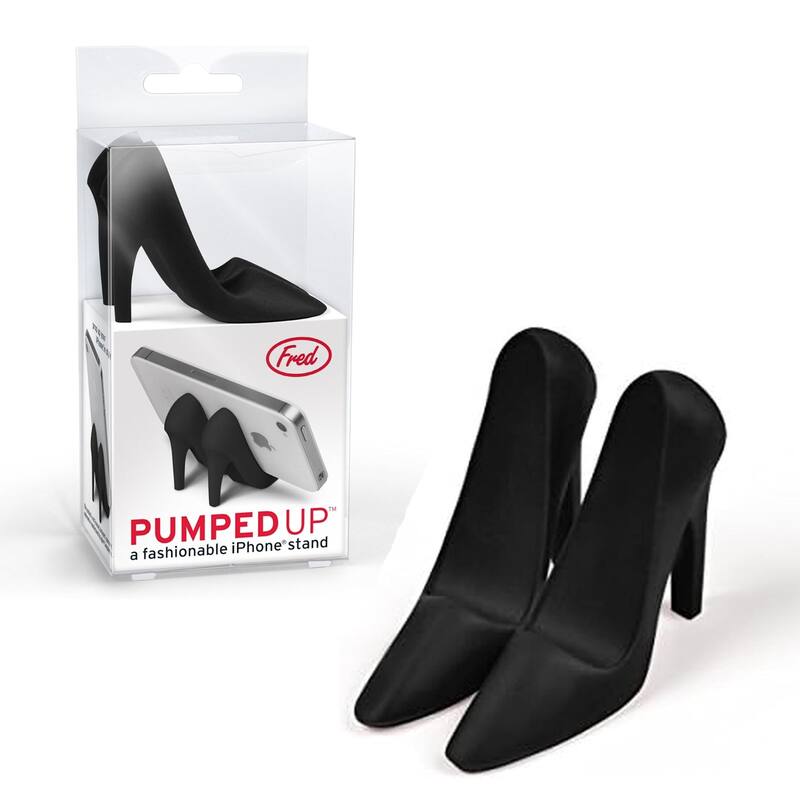 Fred Pumped Up High Heel Phone Stand - Black