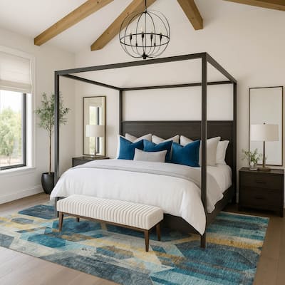 Premium Washable Super Soft Contemporary Glam Mayfield Rug