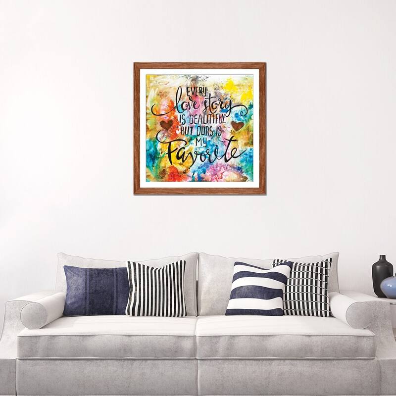 iCanvas "Every Love Story Is Beautiful" by Ivan Guaderrama