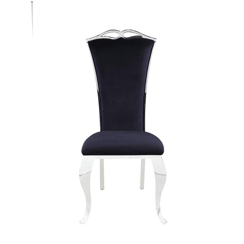 Somette Janice Modern Tall-Back Side Chair, Set of 2