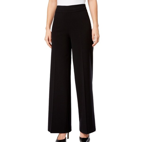 Wide leg black dress pants Clearance