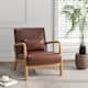 Option COFFEE/PU/NATURAL WOOD LOW SIDE FRAME