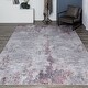 preview thumbnail 1 of 8, Abstract Grey/Lavender Area Rug