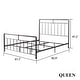 preview thumbnail 12 of 10, Corvus Meitner Vintage Charcoal Metal Bed