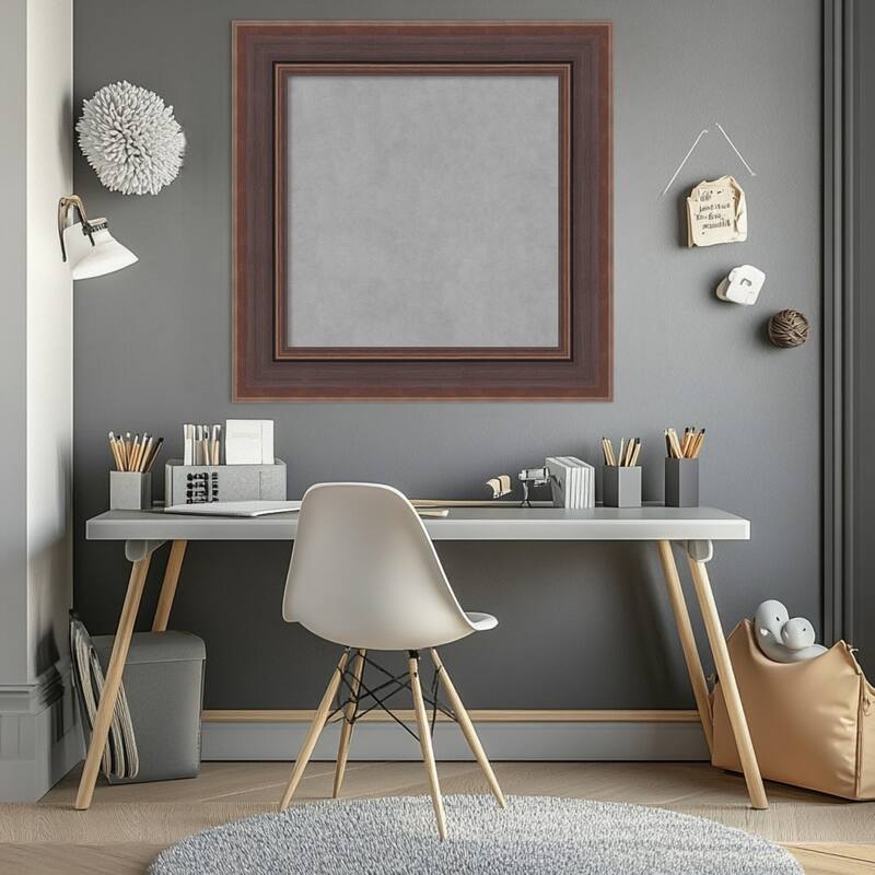 Amanti Art Moab Brown Bronze Framed Magnetic Board