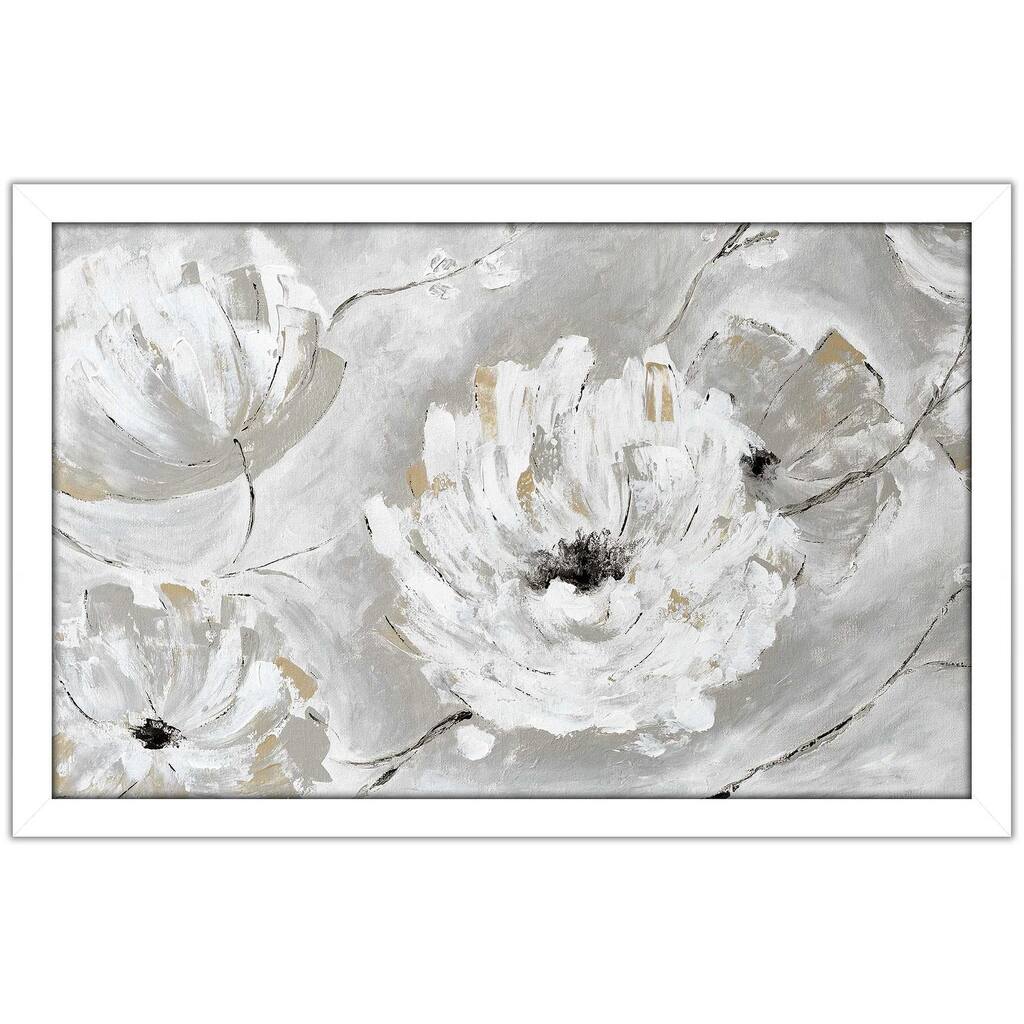 "Silver Sun Garden" by Katrina Craven Print on Acrylic