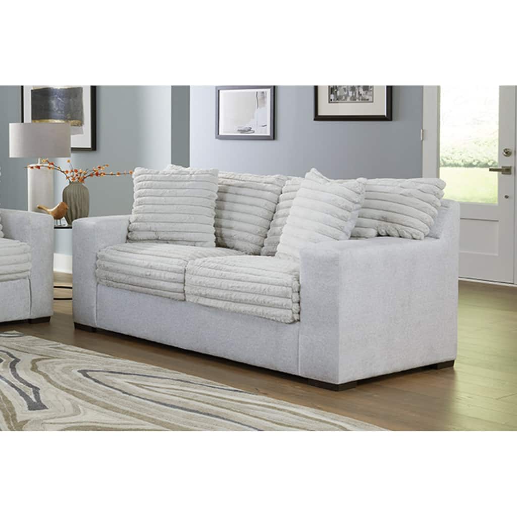 Woodhaven Furniture Studio Cord Loveseat