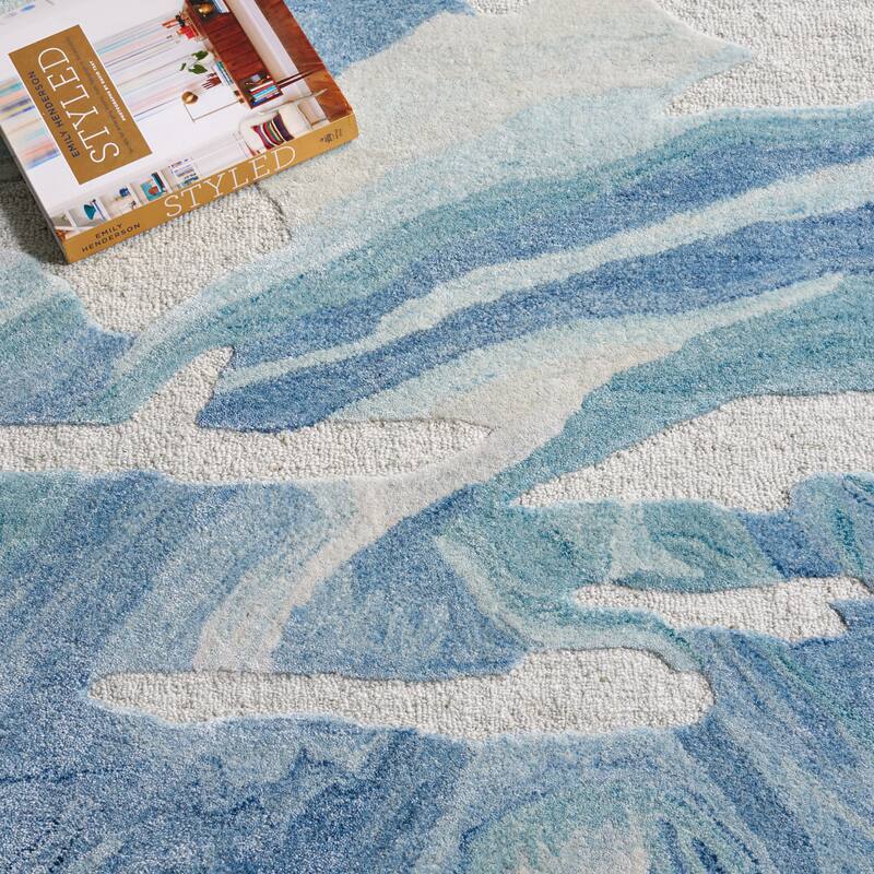 SAFAVIEH Handmade Fifth Avenue Maie Mid-Century Modern Wool Rug