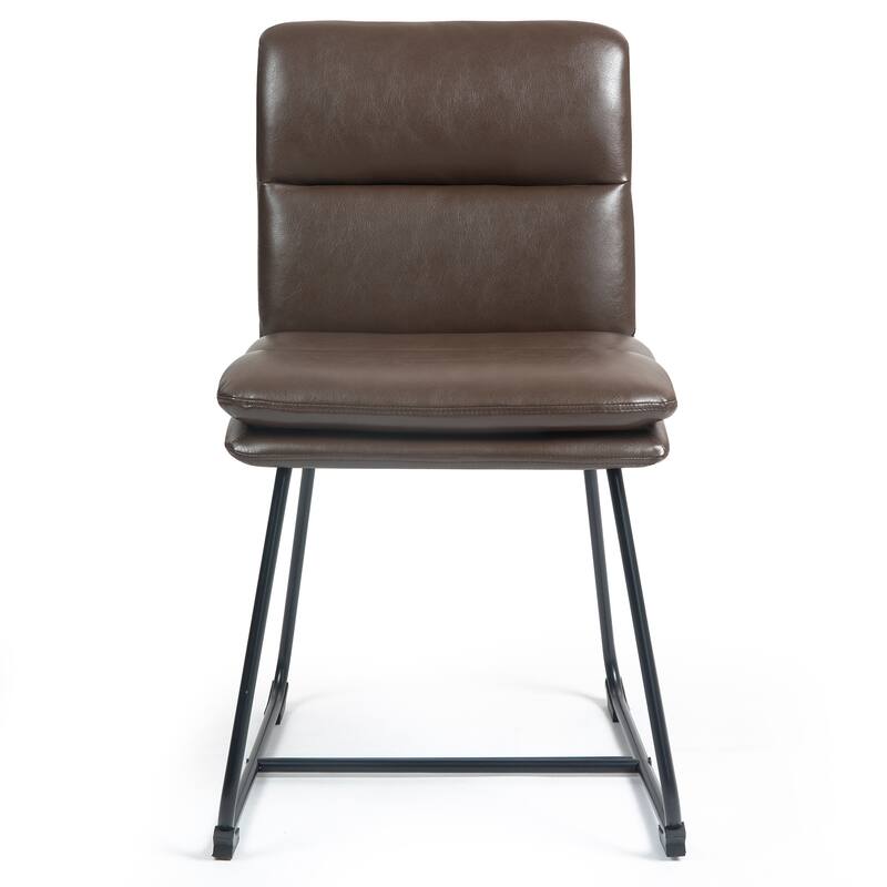 Aulani Upholstered Metal Frame Dining Chair (Set of 2)