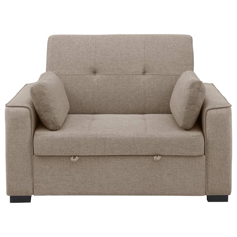 Edith Upholstered Convertible Sleeper Sofa Bed