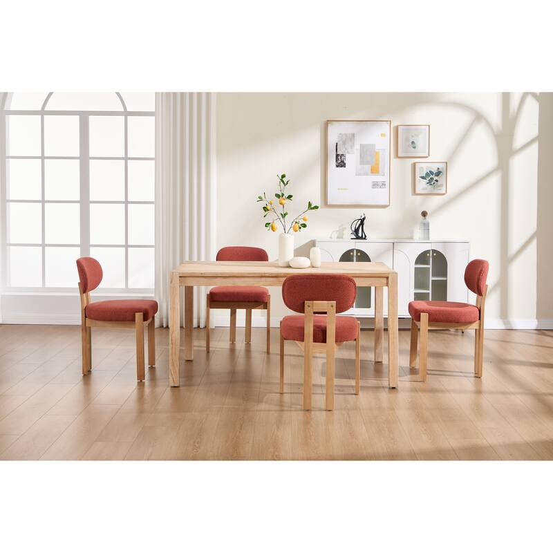 Wooden Dining Chairs Set of 2