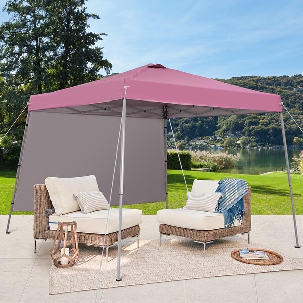 Ainfox 8 x 8 ft Pop-up Canopy Tent, Outdoor Gazebo for Beach, Sun