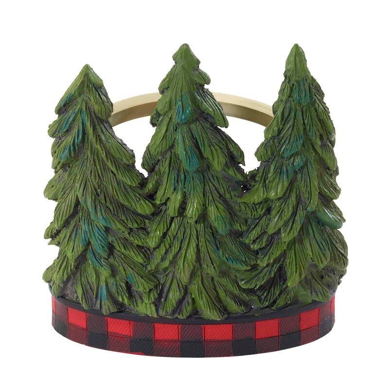Avanti Linens Snowmen Gathering Toothbrush Holder - Green - Toothbrush Holder