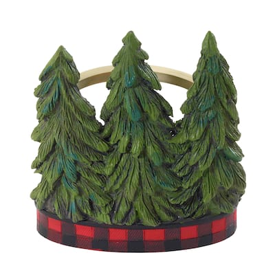 Avanti Linens Snowmen Gathering Toothbrush Holder - Green - Toothbrush Holder