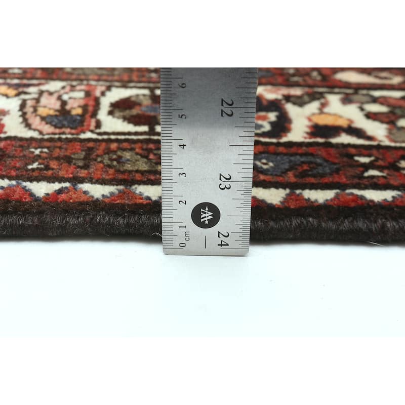 ECARPETGALLERY Hand-knotted Anadol Red Wool Rug - 3'10 x 10'3