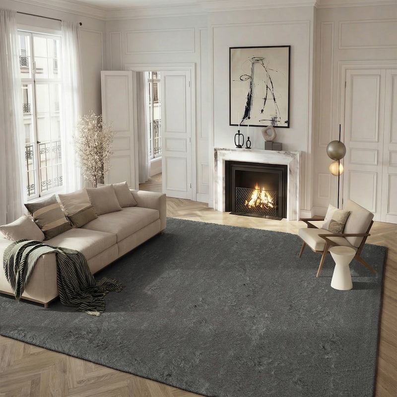 SAFAVIEH Handmade Nataly Shag Danara 2.5-inch Thick Rug
