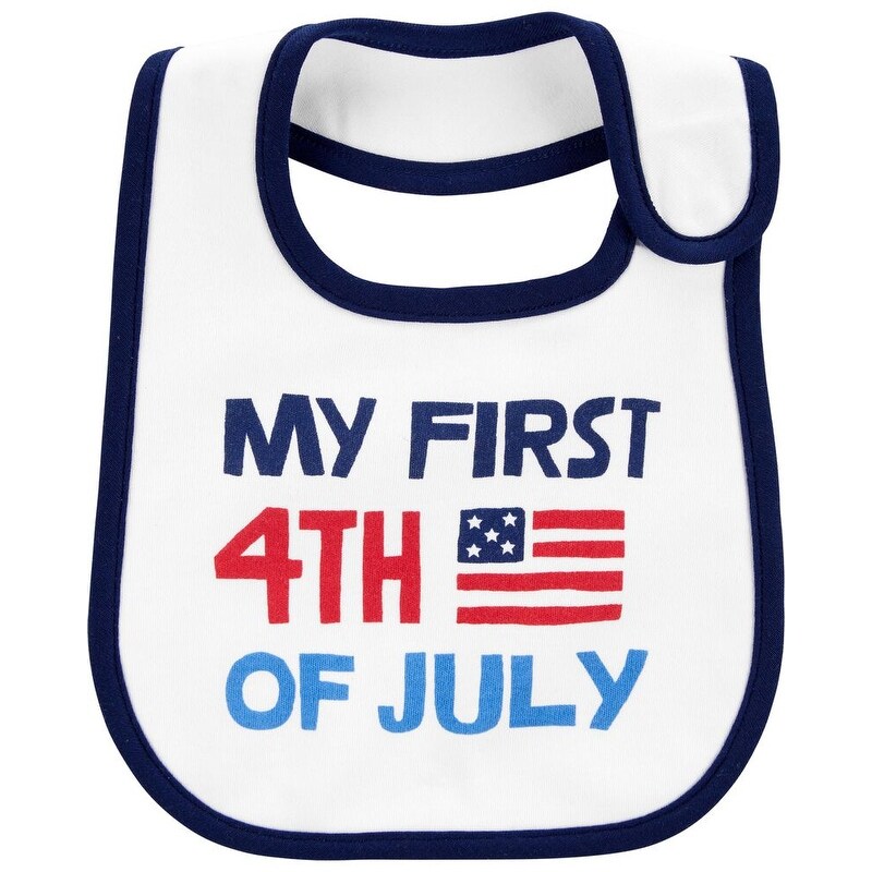4th of july bib
