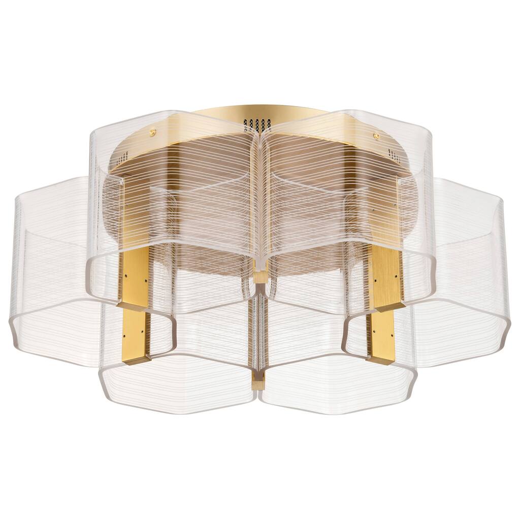 Nuvo Lighting 62/2402 Kenzo 21" Wide Semi-Flush LED Ceiling Fixture