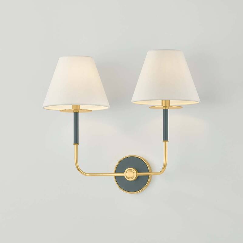 Hudson Valley Lighting MDS2201 Wedgewood 2 Light 16" Tall Wall Sconce