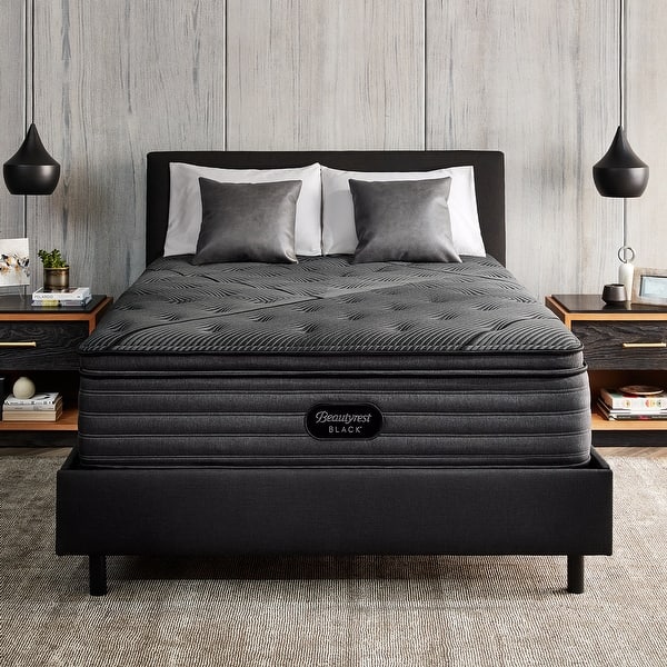 slide 2 of 10, Beautyrest Black L-Class 14.25" Plush Pillow Top Mattress