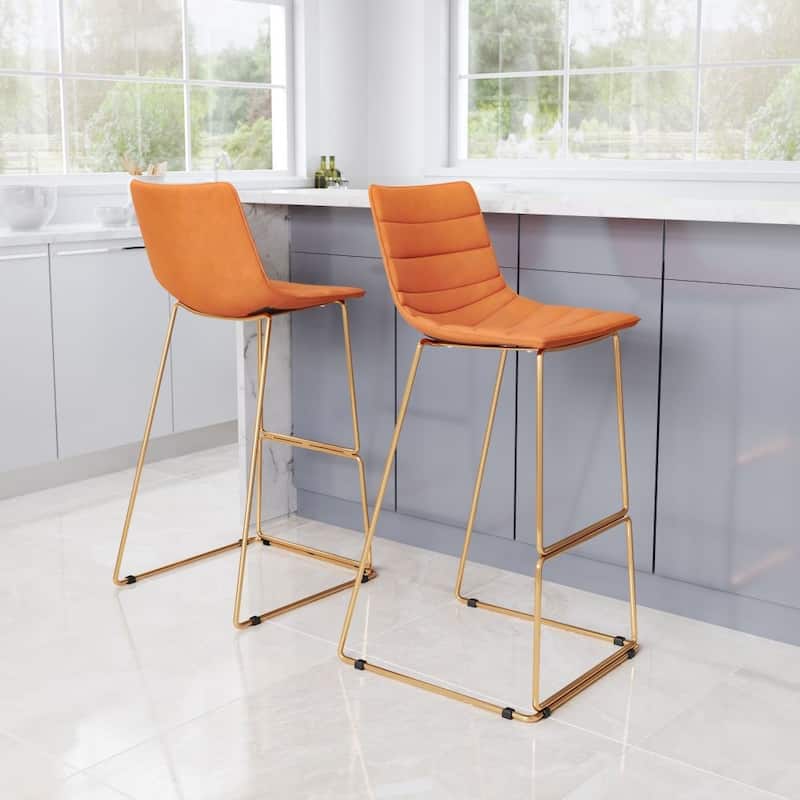 Adele Barstool (Set of 2) - 18.5" W x 19.5" D x 40.2" H