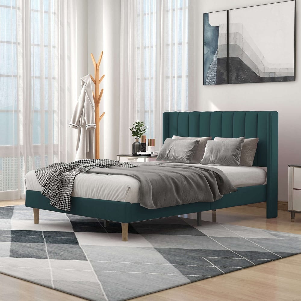 Alazyhome Upholstered Platform Bed Frame