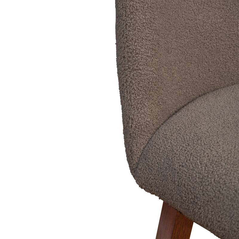 Amalie Upholstered Bar Stool, Swivel Counter Height Stool with Solid Wood Frame
