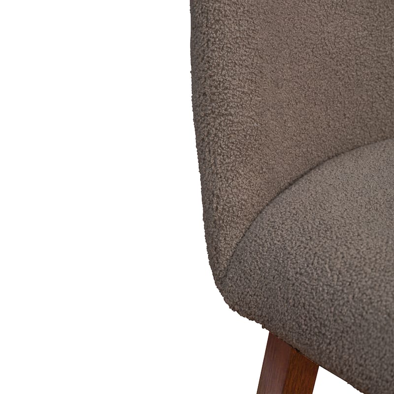 Amalie Upholstered Bar Stool, Swivel Counter Height Stool with Solid Wood Frame