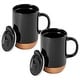 preview thumbnail 2 of 3, 4 Piece 16.5 Ounce Stoneware Travel Mug Set