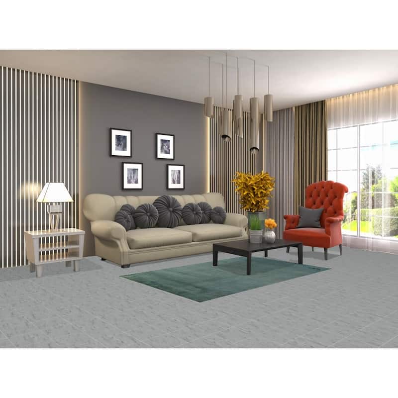 Modern Green Gabbeh Oriental Area Rug Bedroom Handmade Wool Carpet - 3'7" x 5'9"