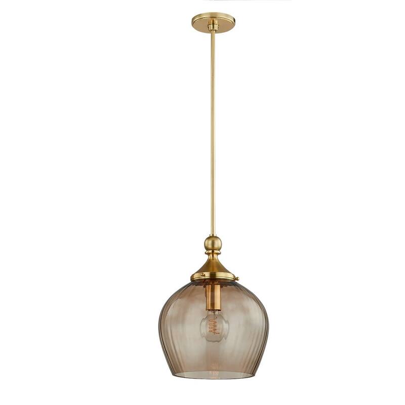 Hudson Valley Lighting 6913 Chatton 12" Wide Pendant with Fluted Glass
