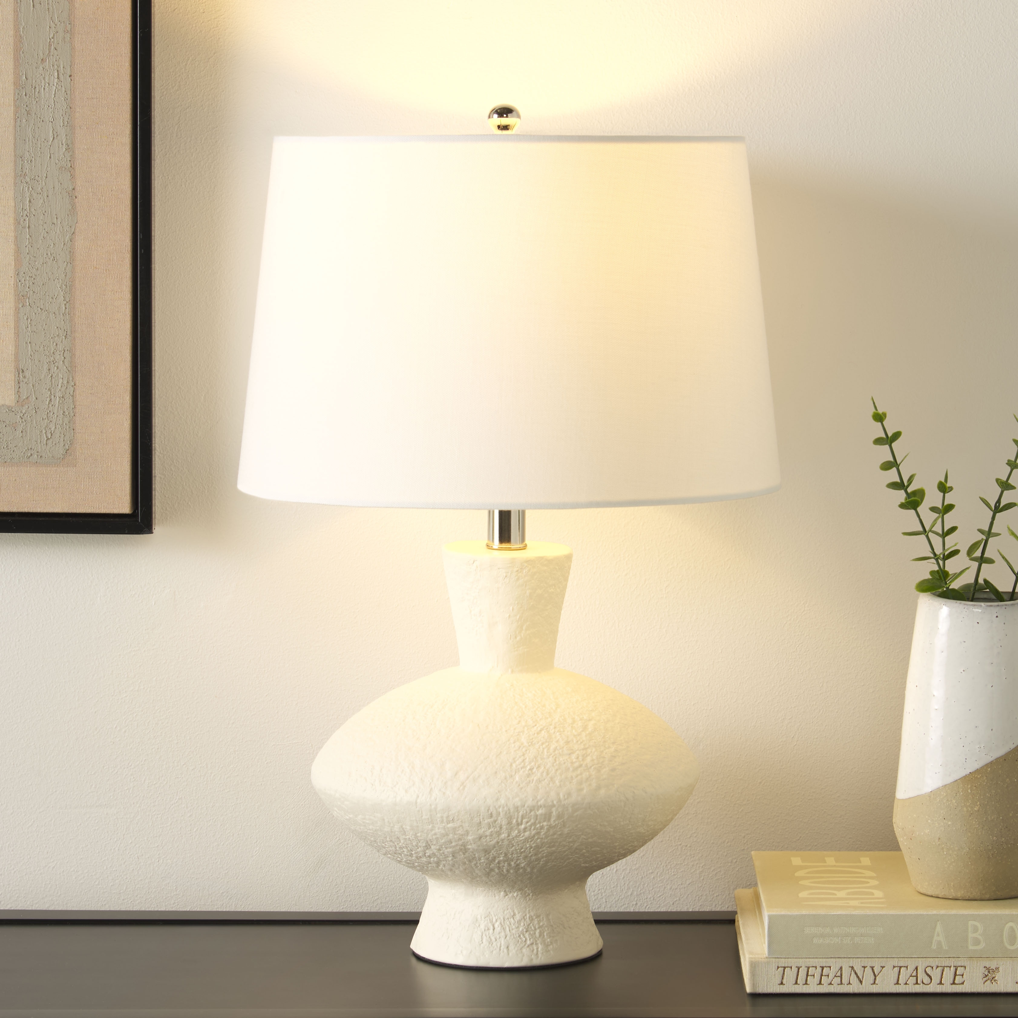 SAFAVIEH Jola 23-inch Ceramic Table Lamp - 14"W x 14"D x 23"H