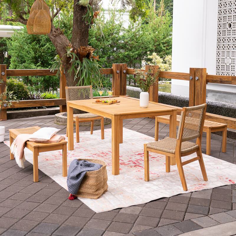 Cambridge Casual Paxton 5-piece Teak Outdoor Dining Set