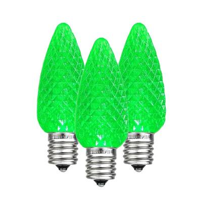 25 Pack C9 LED Outdoor Christmas Replacement Bulbs, C9/E17 Base