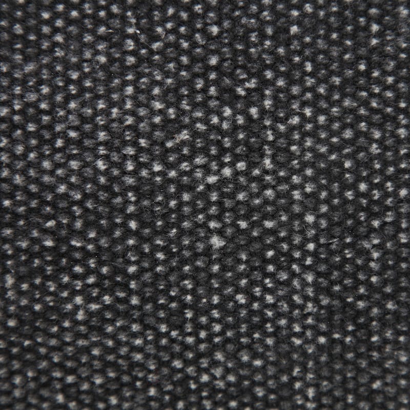Sevita Muted Black Solid Stonewash Throw Pillow with Fringe