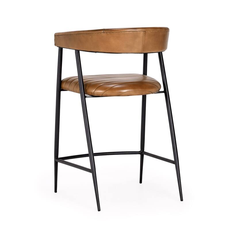 Classic Home Preston 26" Leather Counter Stool