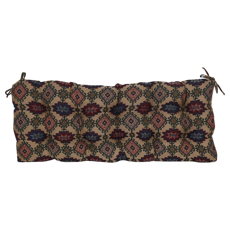 Tufted Tapestry Bench Cushion (Multiple Widths)