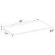 preview thumbnail 9 of 20, Palace Imports 100% Solid Wood Optional Shelf for 4-Door Wardrobe Armoires